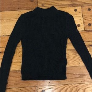 Knit high neck top